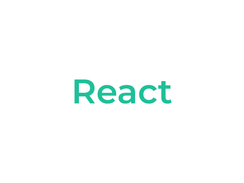 React