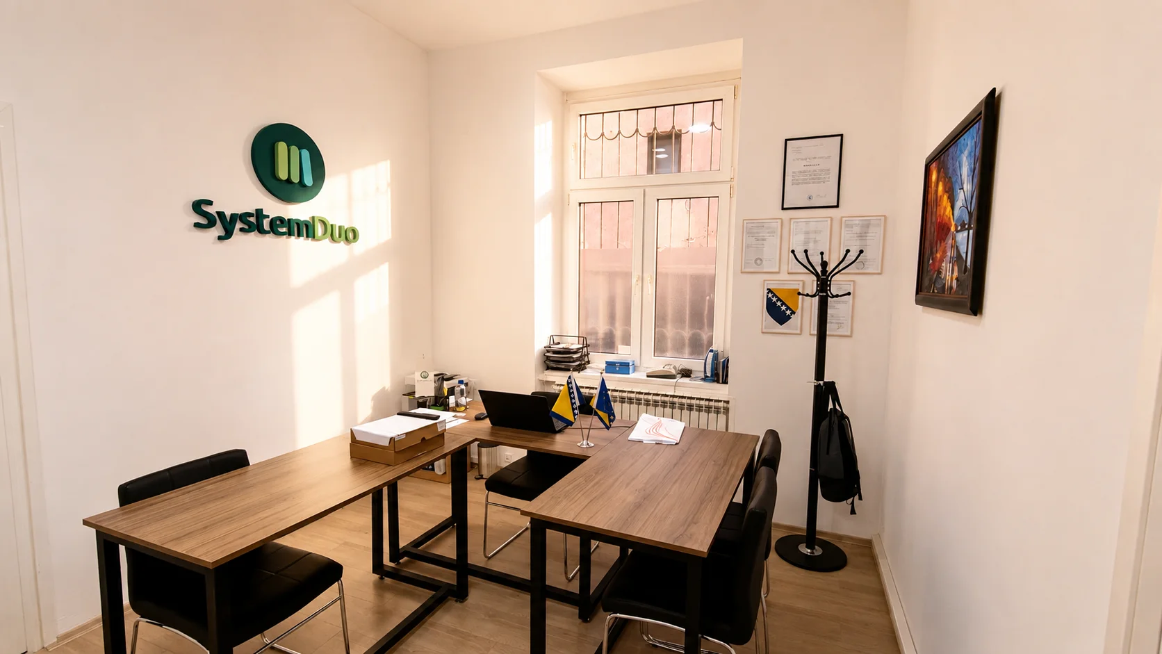 Recepcija i ulazni prostor SystemDuo centra u Sarajevu
